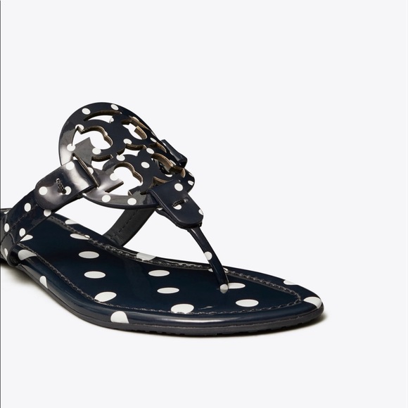 TORY BURCH Miller sandal printed patent leather - Picture 6 of 7
